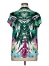 Dana Buchman Tropical Green Short Sleeve Blouse Size XL - photo 2