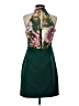 Boston Proper Tropical Green Cocktail Dress Size 4 - photo 2