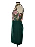 Boston Proper Tropical Green Cocktail Dress Size 4 - photo 5