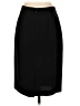Kasper 100% Polyester Solid Black Formal Skirt Size 4 - photo 2