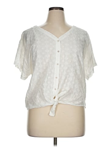 Style&Co Short Sleeve Blouse (view 1)