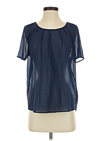 a.n.a. A New Approach Short Sleeve Blouse (view 1)