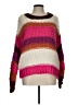 Entro 100% Polyester Color Block Pink Pullover Sweater Size L - photo 1