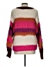 Entro 100% Polyester Color Block Pink Pullover Sweater Size L - photo 2