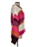 Entro 100% Polyester Color Block Pink Pullover Sweater Size L - photo 4
