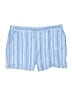 Talbots Outlet Stripes Blue Shorts Size 16 Petite - photo 1