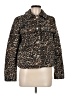 Unbranded 100% Polyester Animal Print Brown Faux Fur Jacket Size M - photo 1