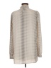 Anne Klein Houndstooth Ivory Long Sleeve Blouse Size M - photo 2
