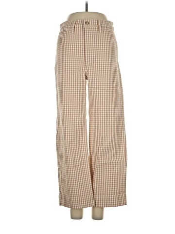 Madewell Slim Emmett Wide-Leg Pants in Gingham Check (view 1)