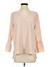 Calvin Klein Tan 3/4 Sleeve Blouse Size M - photo 1