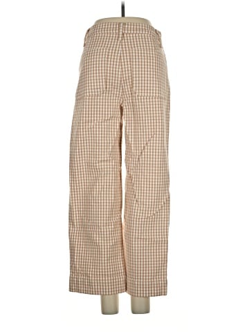Madewell Slim Emmett Wide-Leg Pants in Gingham Check (view 2)