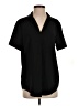 Hilary Radley 100% Polyester Black Short Sleeve Blouse Size S - photo 1