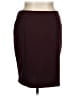 Elle Solid Burgundy Formal Skirt Size XL - photo 1