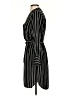 H&M 100% Polyester Stripes Black Casual Dress Size 2 - photo 5