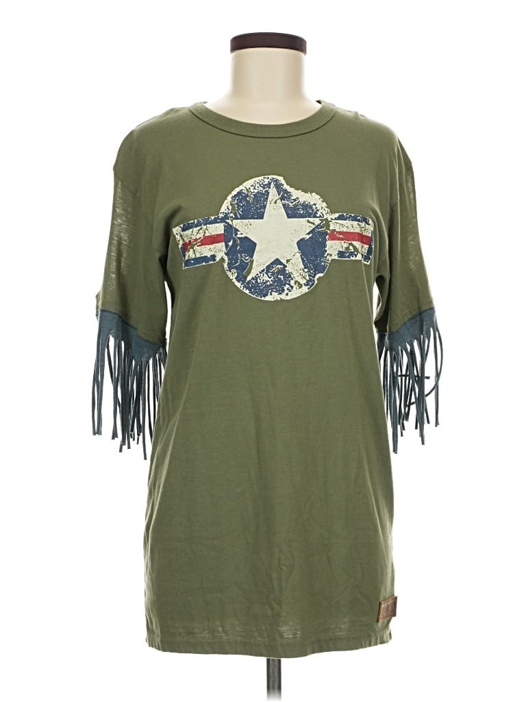 Pre-owned Assorted Brands Short Sleeve T-shirt In Green