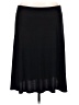 Eileen Fisher 100% Silk Solid Black Silk Skirt Size L - photo 1