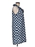 Mud Pie 100% Polyester Checkered-gingham Blue Casual Dress Size M - photo 4