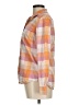 Gap Plaid Orange Long Sleeve Button-Down Shirt Size M - photo 5