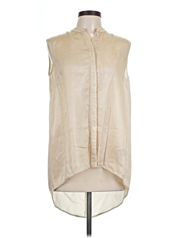 Lafayette 148 New York Sleeveless Button-Down Shirt (view 1)