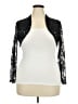 Belle Poque Black 3/4 Sleeve Top Size XXL - photo 1