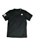 Adidas 100% Polyester Black Active T-Shirt Size 11 - 12 - photo 1