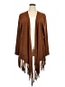 Indigo Thread Co. 100% Polyester Brown Cardigan Size 3X - photo 1