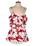 JOA 100% Polyester Floral Red Romper Size XS - photo 1