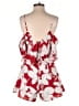 JOA 100% Polyester Floral Red Romper Size XS - photo 2