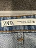 Zara Chevron-herringbone Blue Jeans Size 4 - photo 7