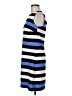 AB Studio Stripes Blue Casual Dress Size 6 - photo 5