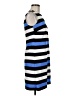 AB Studio Stripes Blue Casual Dress Size 6 - photo 4