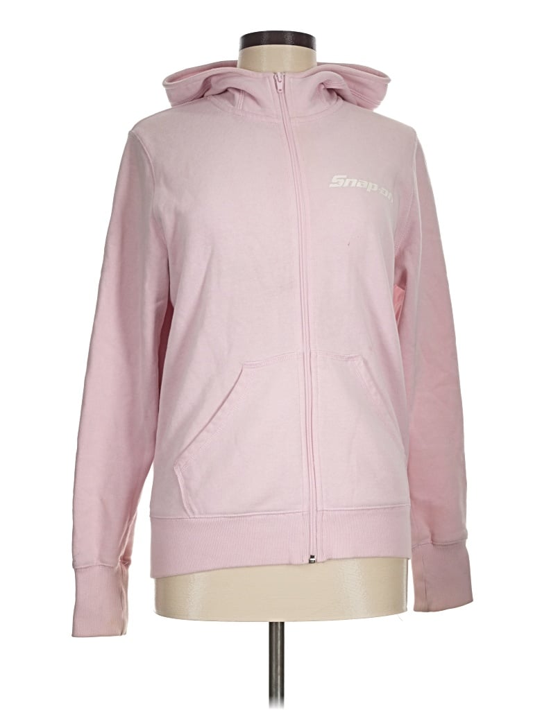 Pre-owned Sport-tek Zip Up Hoodie In Pink