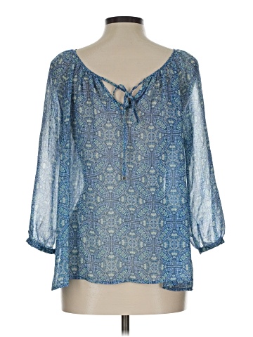 a.n.a. A New Approach 3/4 Sleeve Blouse (view 2)