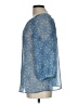 a.n.a. A New Approach 100% Polyester Blue 3/4 Sleeve Blouse Size L (petite) - photo 5