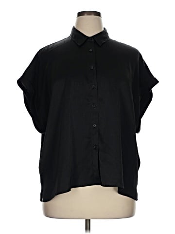 Banana Republic Factory Store Short Sleeve Blouse (view 1)