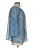 a.n.a. A New Approach 100% Polyester Blue 3/4 Sleeve Blouse Size L (petite) - photo 4