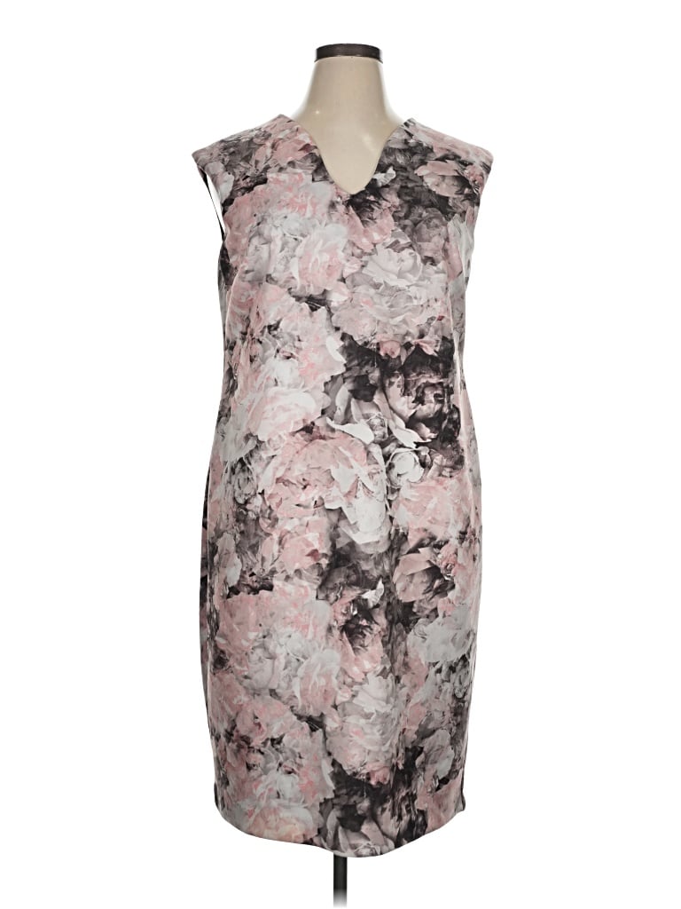 Pre-owned Liz Claiborne Cocktail Dress In Gray