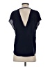 Chaser Blue Short Sleeve Blouse Size S - photo 2