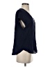 Chaser Blue Short Sleeve Blouse Size S - photo 4