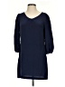 Amour Vert 100% Silk Blue 3/4 Sleeve Silk Top Size XS - photo 1