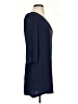 Amour Vert 100% Silk Blue 3/4 Sleeve Silk Top Size XS - photo 4