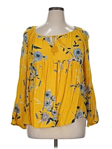 Old Navy Long Sleeve Blouse (view 1)