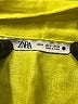 Zara Yellow Long Sleeve Button-Down Shirt Size M - photo 7