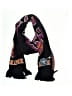 Jonathan Adler Graphic Multi Color Black Scarf One size - photo 1