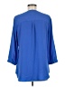 Talbots Blue 3/4 Sleeve Blouse Size M - photo 2