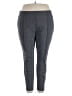 Worthington Solid Gray Active Pants Size 2X - photo 1