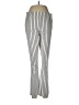 H&M Stripes Silver Casual Pants Size 8 - photo 1