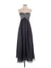 David's Bridal 100% Polyester Gray Cocktail Dress Size 4 - photo 1