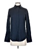 Massimo Dutti 100% Lyocell Blue Long Sleeve Button-Down Shirt Size 2 - photo 1