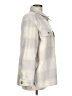 Old Navy Plaid Ivory Coat Size L - photo 4
